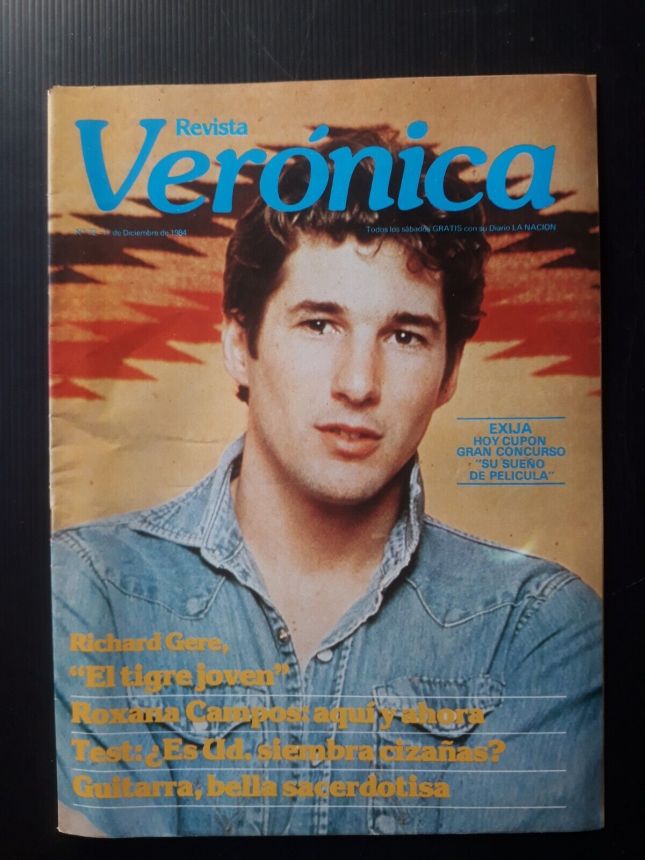 REVISTA VERONICA magazine side cover  December 1984