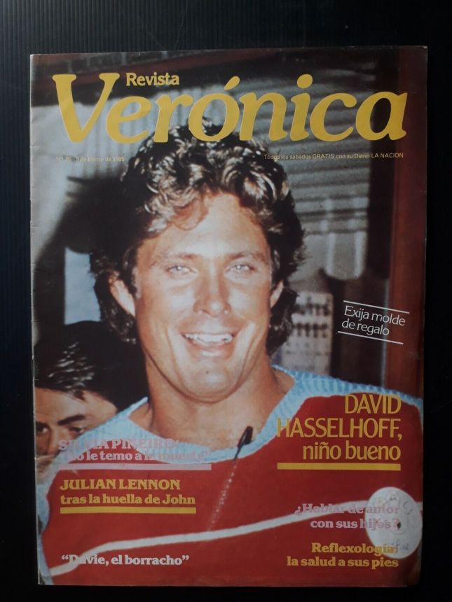 REVISTA VERONICA magazine side cover Issue 86 9 March 1985