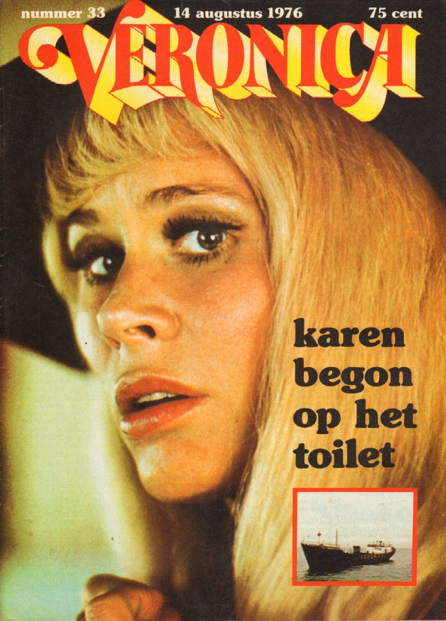 VERONICA magazine side cover Issue 33 14 August 1976