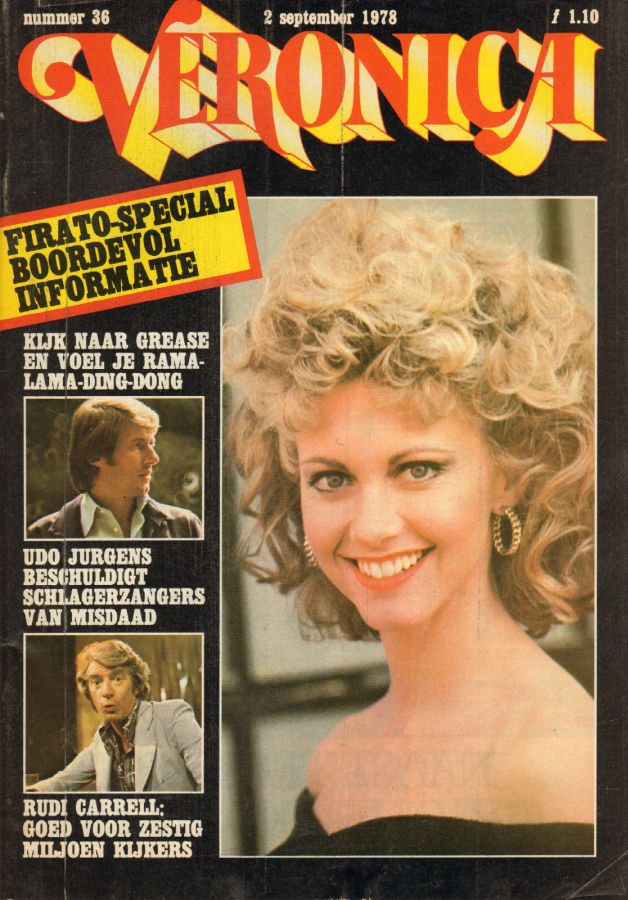 VERONICA magazine side cover Issue 36 2 September 1978
