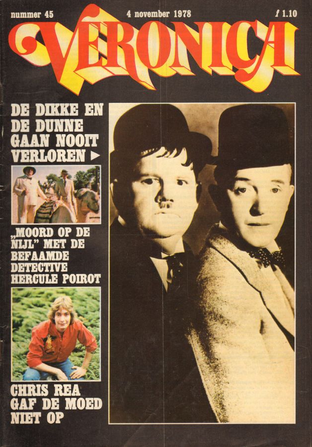 VERONICA magazine side cover Issue 45 4 November 1978
