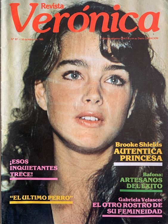 VERONICA magazine side cover  March 1985
