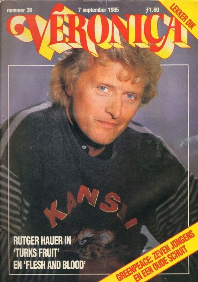 VERONICA magazine side cover Issue 36 7 September 1985