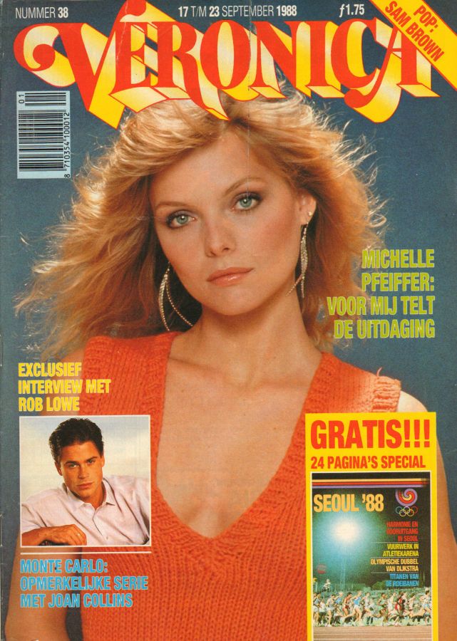 VERONICA magazine side cover Issue 38 17 September 1988