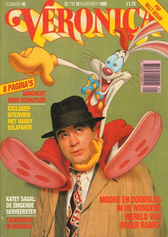 VERONICA magazine side cover Issue 46 12 November 1988