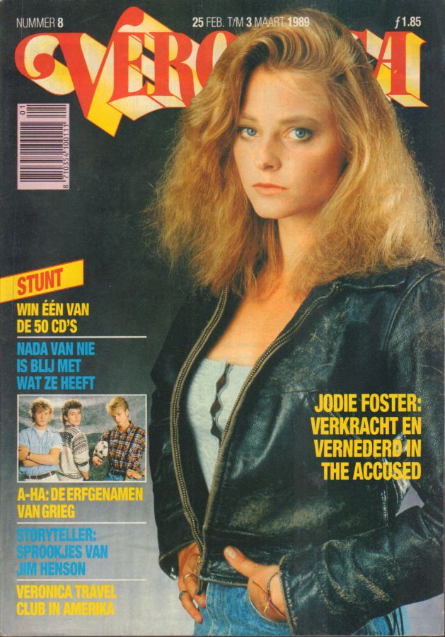 VERONICA magazine side cover Issue 8 25 February 1989