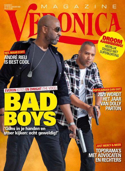 VERONICA magazine side cover 18 January 2020