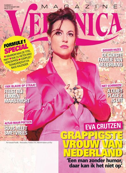 VERONICA magazine side cover 14 March 2020