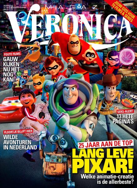 VERONICA magazine side cover 21 November 2020