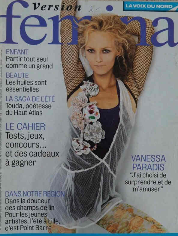 VERSION FEMINA magazine side cover Issue 120 17 July 2004