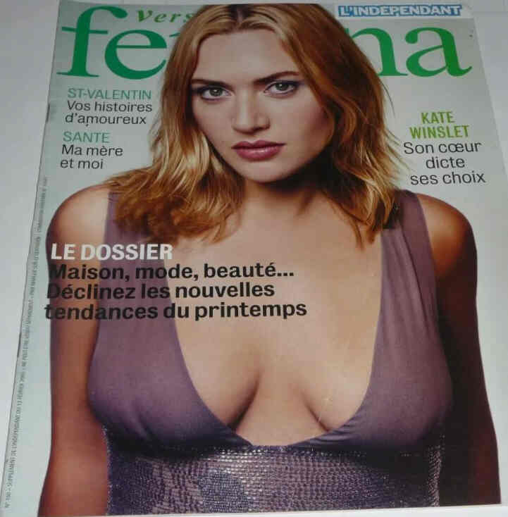 VERSION FEMINA magazine side cover 13 February 2005