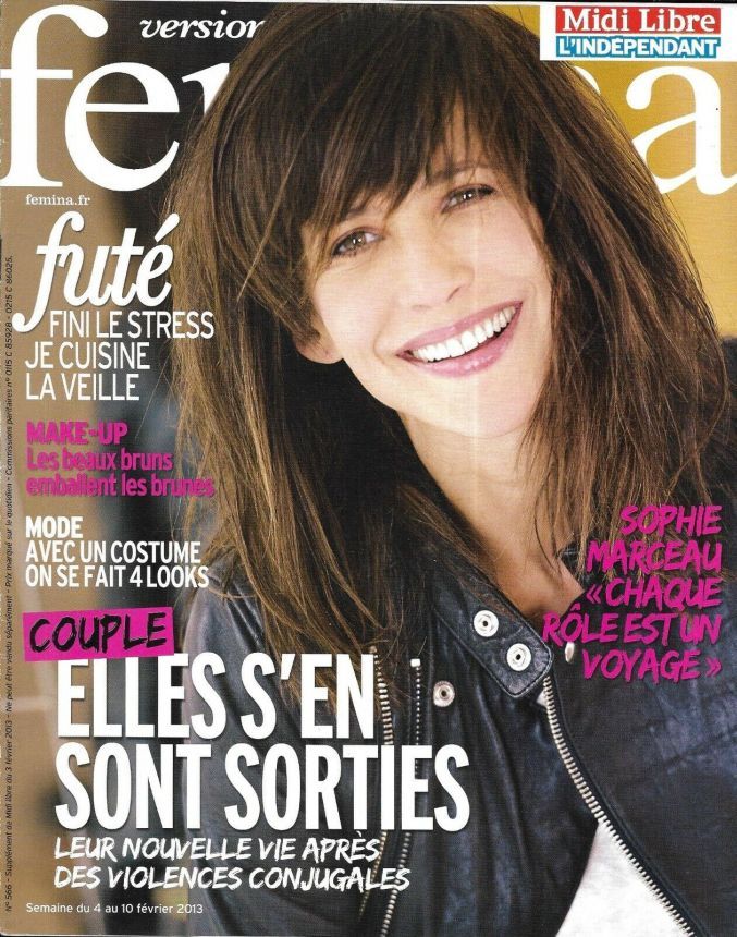 VERSION FEMINA magazine side cover Issue 566 4 February 2013