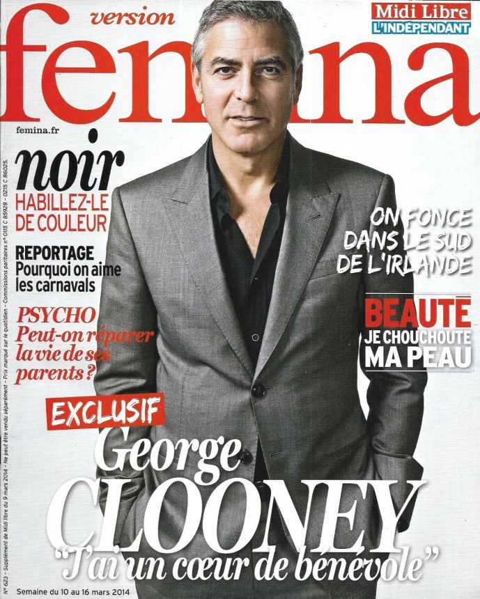 VERSION FEMINA magazine side cover Issue 623 10 March 2014