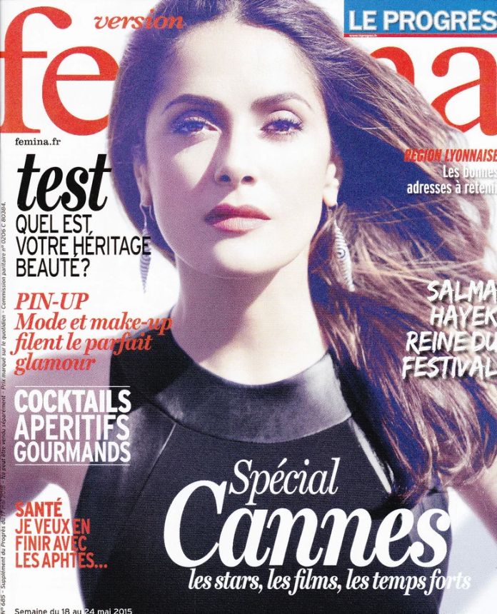 VERSION FEMINA magazine side cover Issue 685 18 May 2015
