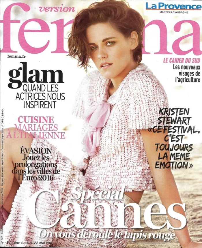 VERSION FEMINA magazine side cover Issue 737 16 May 2016