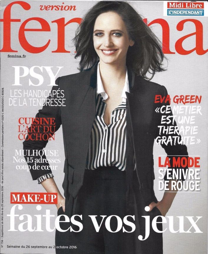 VERSION FEMINA magazine side cover Issue 756 26 September 2016