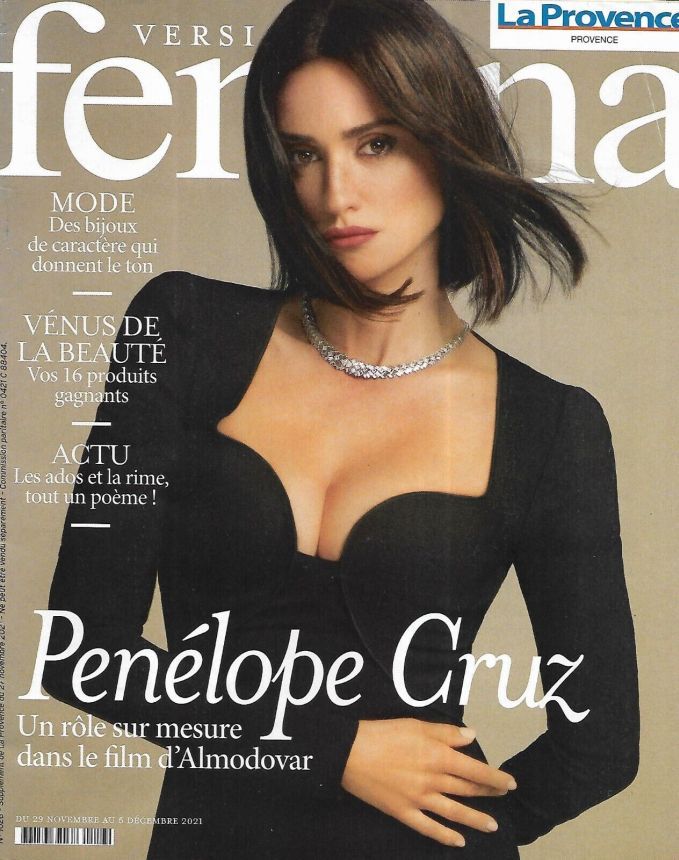 VERSION FEMINA magazine side cover Issue 1026 29 November 2021