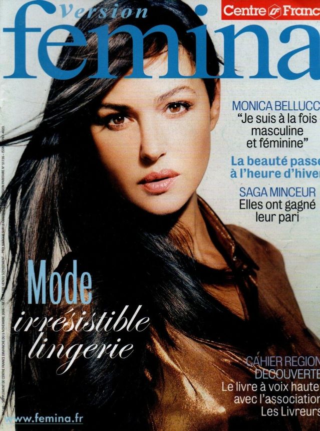 VERSION FEMINA magazine side cover Issue 240 5 November 2006
