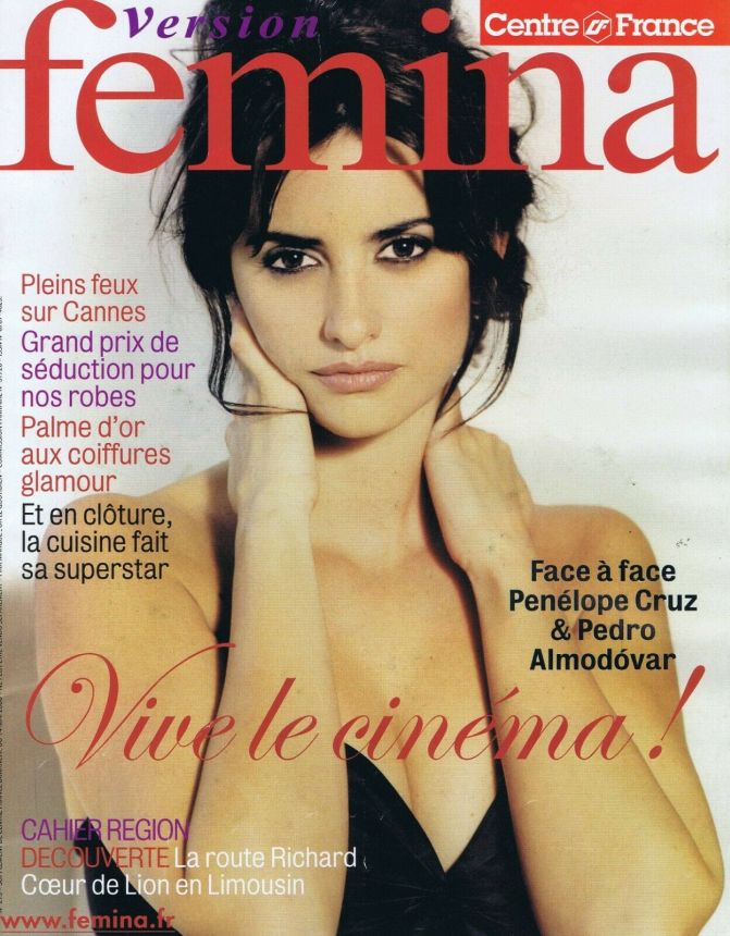 VERSION FEMINA magazine side cover Issue 215   2006