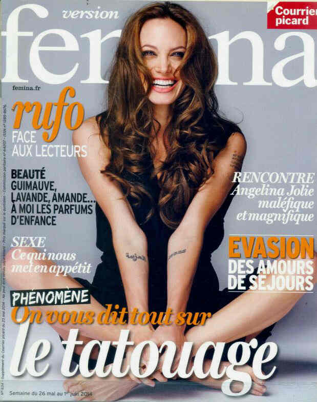 VERSION FEMINA magazine side cover Issue 634 23 May 2014