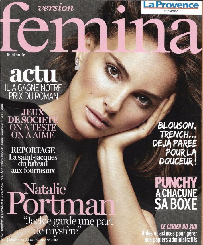 VERSION FEMINA magazine side cover Issue 773 23 January 2017