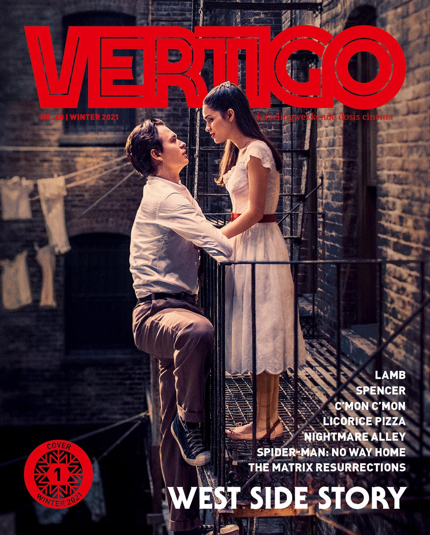 VERTIGO magazine side cover Issue 68 Winter 2021