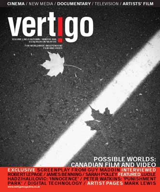 VERTIGO (UK) magazine side cover  Vol 2 # 9 Autumn/Winter 2005