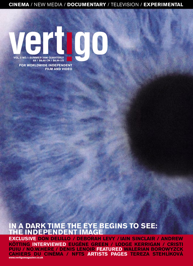 VERTIGO (UK) magazine side cover  Vol 3 # 1 Summer 2006