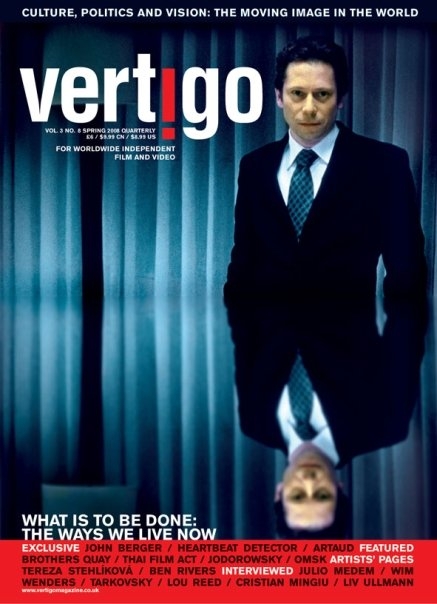 VERTIGO (UK) magazine side cover  Vol 3 #  8 Spring 2008