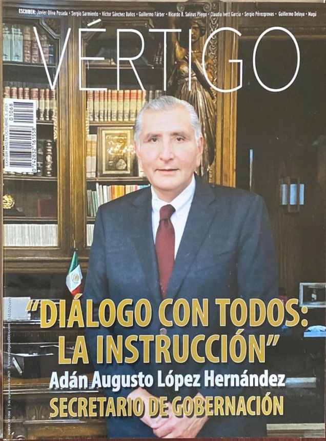 VERTIGO MEXICO magazine side cover Issue 1068  October 2021
