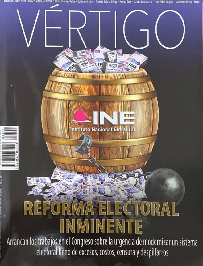 VERTIGO MEXICO magazine side cover Issue 1129  November 2022
