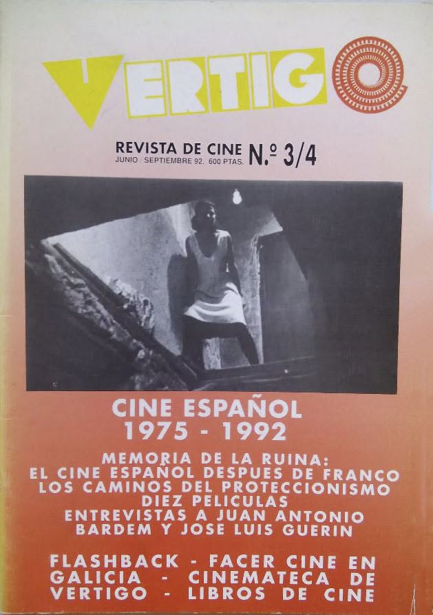 VERTIGO (SPAIN) magazine side cover Issue 3-4  June/September 1992