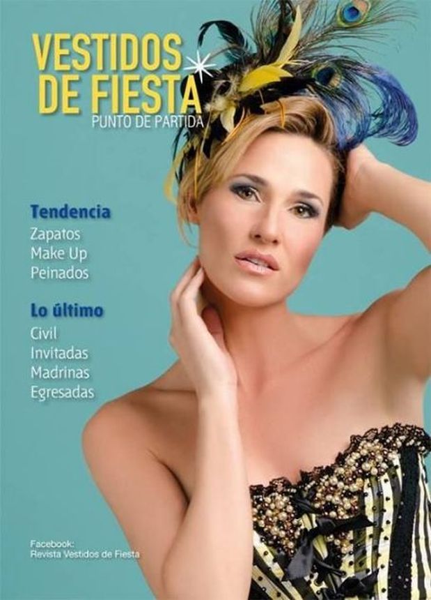 VESTIDOS DE FIESTA magazine side cover  November 2013