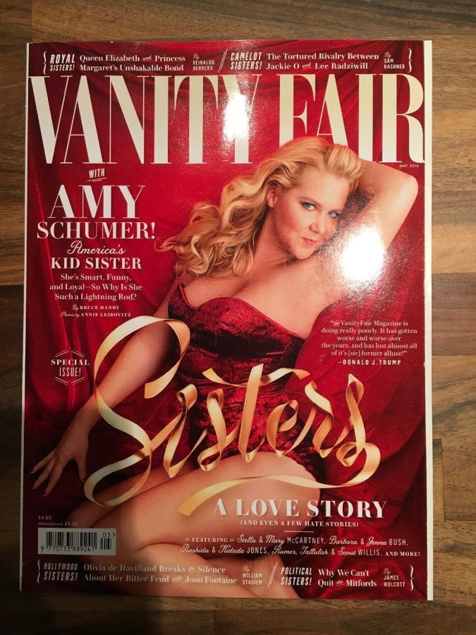 VANITY FAIR UK magazine side cover  May 2016