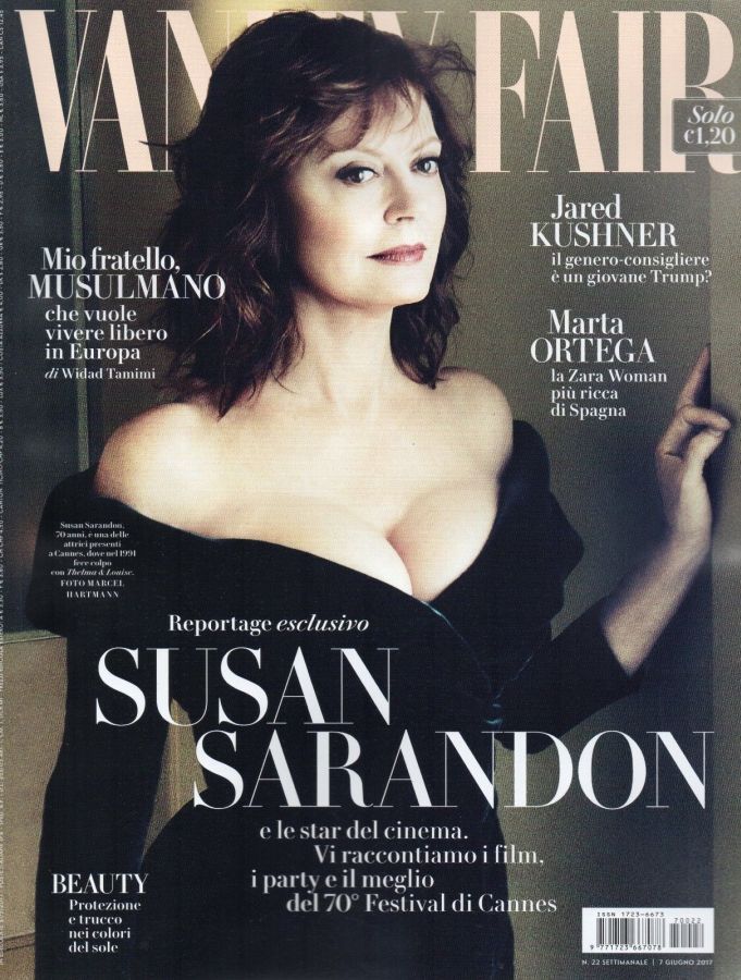 VANITY FAIR (Italy) magazine side cover Issue 22 7 June 2017