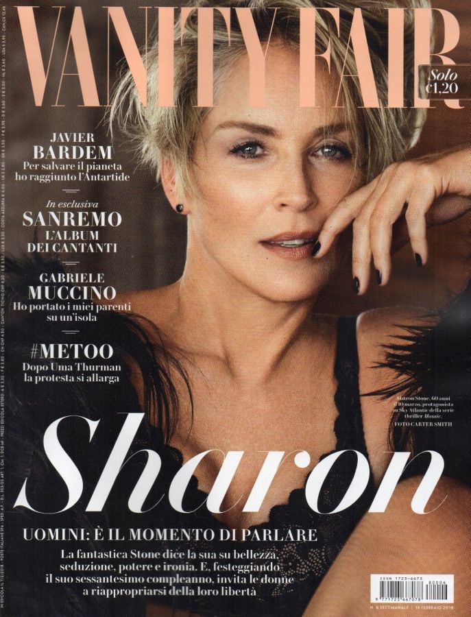 VANITY FAIR (Italy) magazine side cover Issue 6 14 February 2018