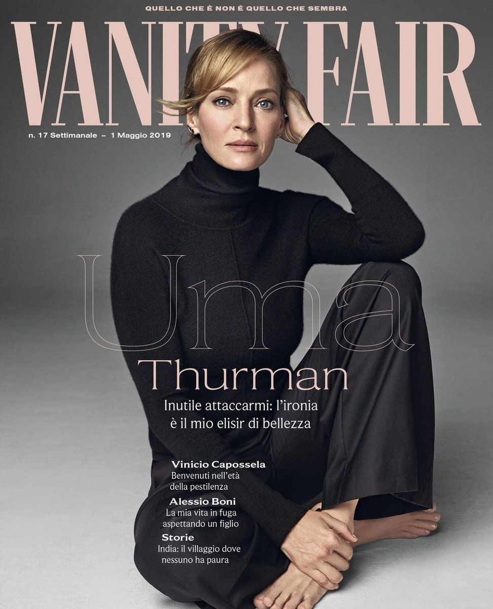 VANITY FAIR (Italy) magazine side cover Issue 17 1 May 2019