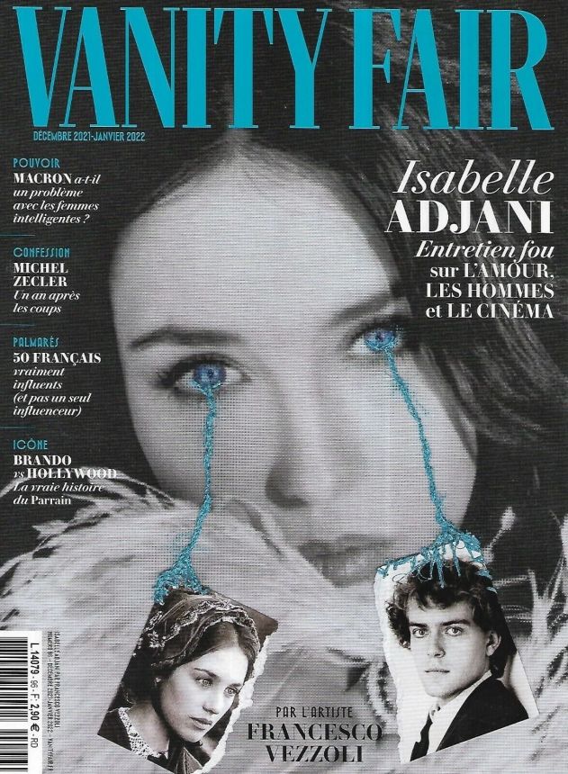 VANITY FAIR (Fr) magazine side cover  December 2021/ January 2022 