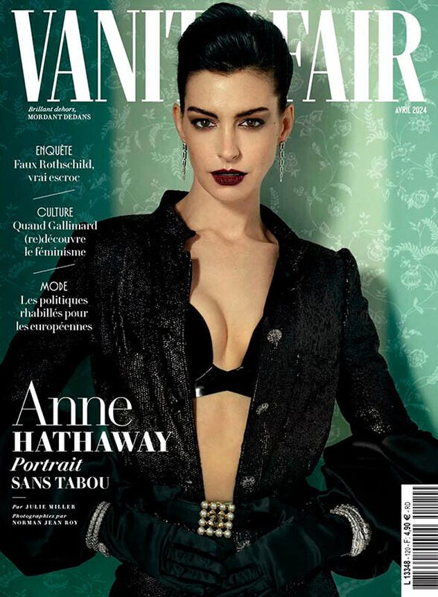 VANITY FAIR (Fr) magazine side cover  April 2024