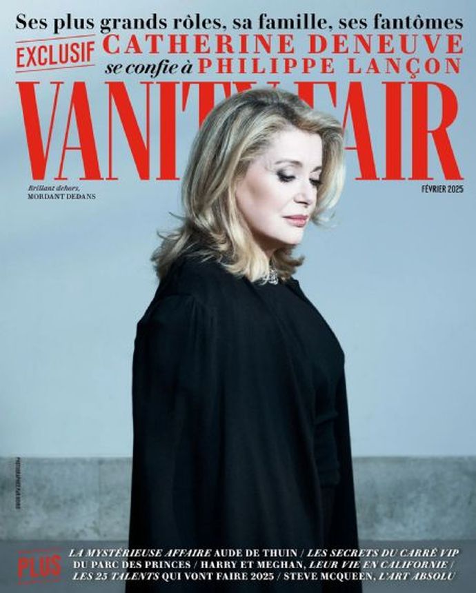 VANITY FAIR (Fr) magazine side cover  February 2025