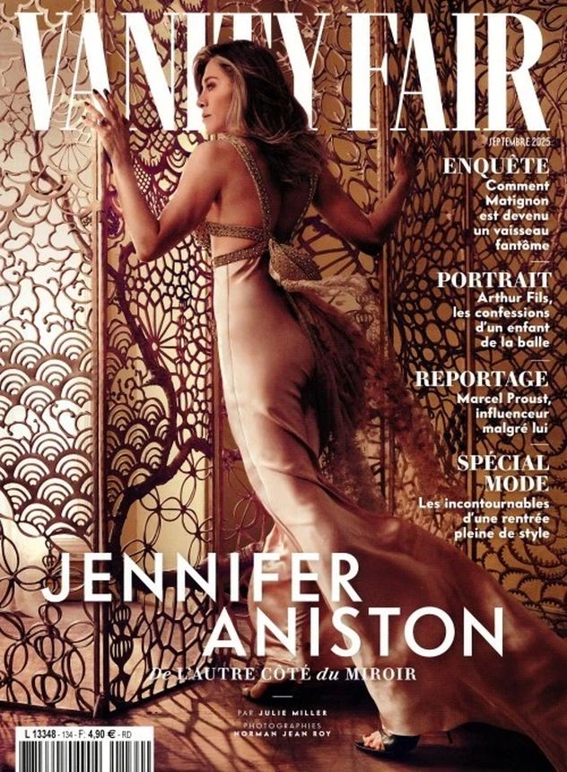 VANITY FAIR (Fr) magazine side cover Issue 134  September 2025