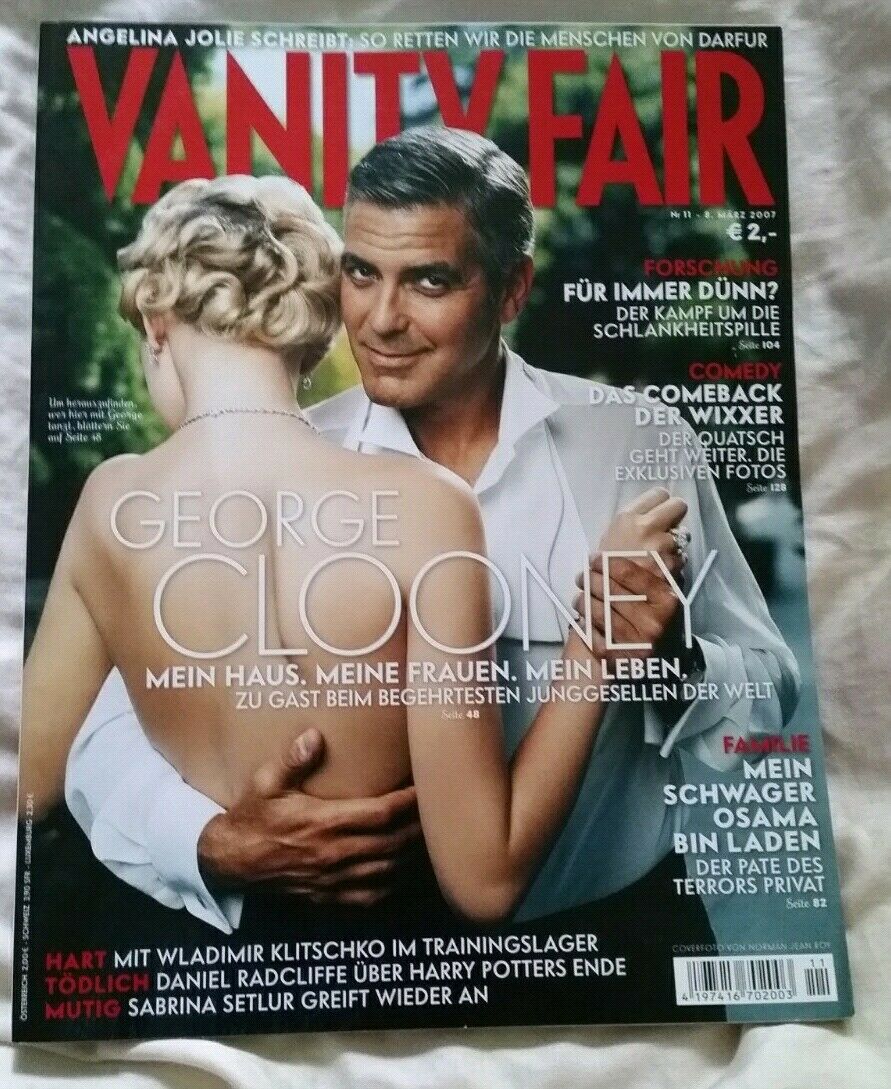 VANITY FAIR GERMANY magazine side cover 8 March 2007