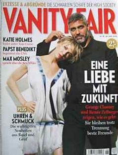 VANITY FAIR GERMANY magazine side cover 24 April 2008