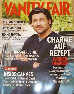 VANITY FAIR GERMANY magazine side cover 14 May 2008