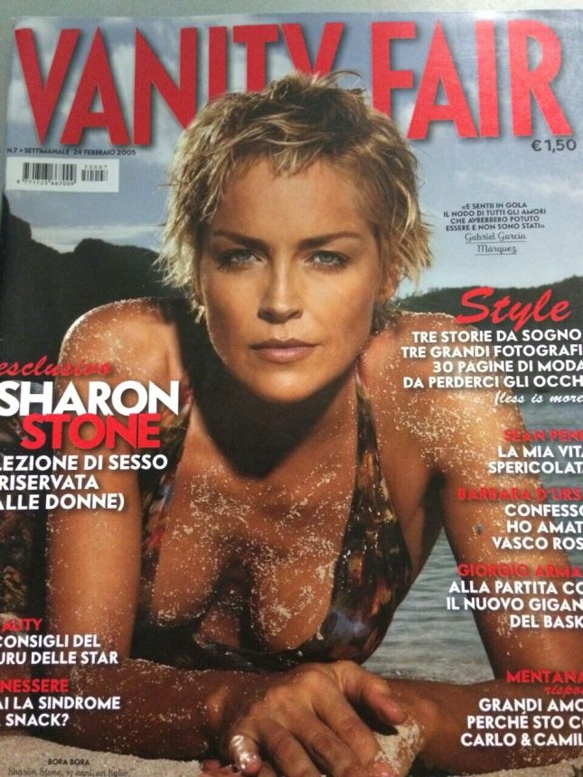 VANITY FAIR (Italy) magazine side cover Issue 7 24 February 2005