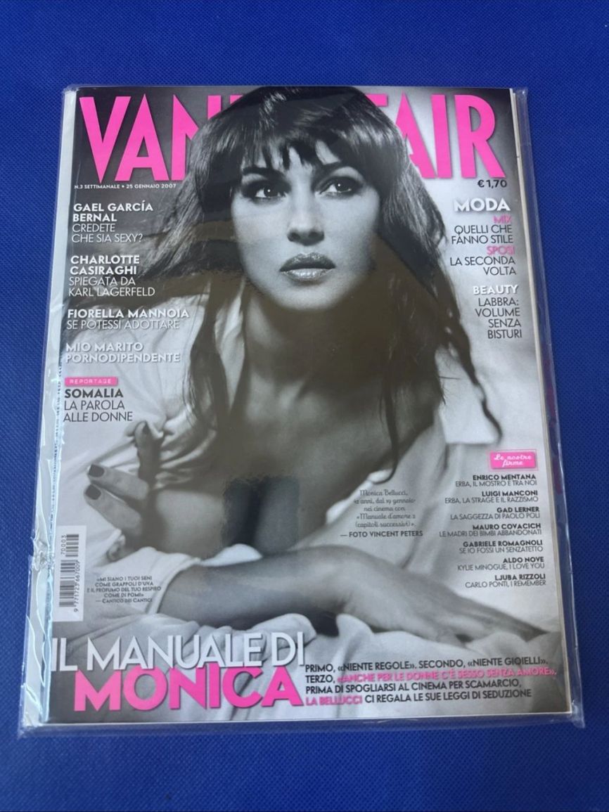 VANITY FAIR (Italy) magazine side cover Issue 3 25 January 2007