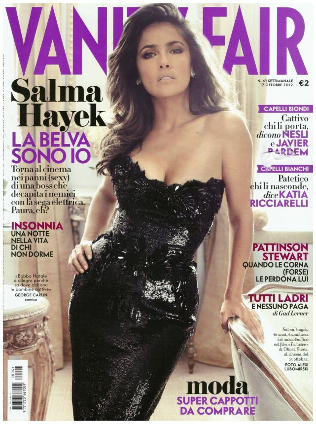 VANITY FAIR (Italy) magazine side cover Issue 41 17 October 2012