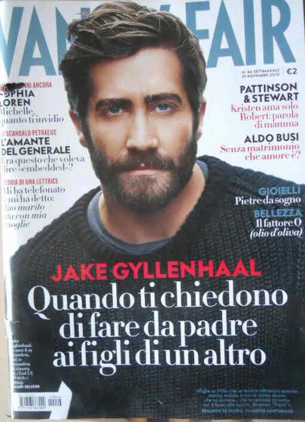 VANITY FAIR (Italy) magazine side cover Issue 46 21 November 2012