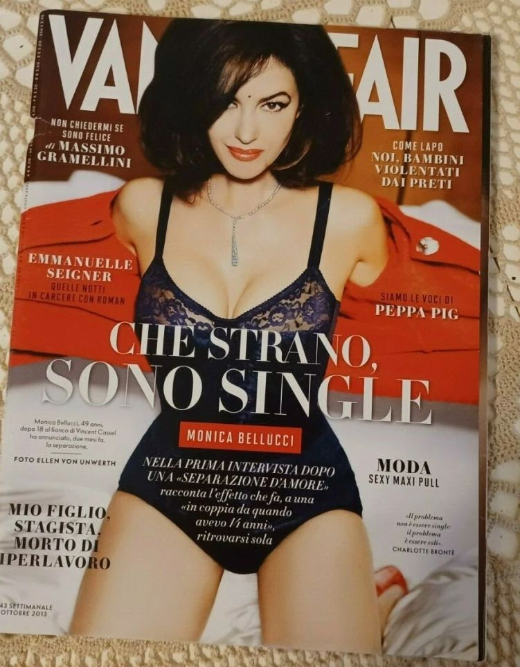 VANITY FAIR (Italy) magazine side cover Issue 43 30 October 2013