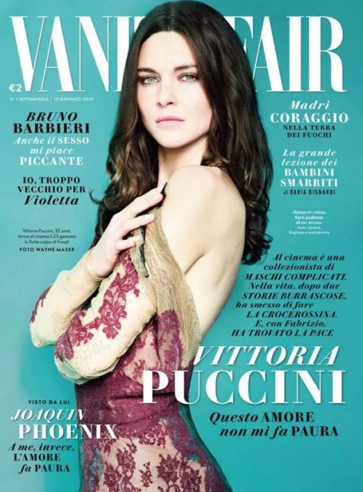 VANITY FAIR (Italy) magazine side cover Issue 1 15 January 2014